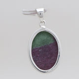 925 Sterling Silver Ruby Zoisite Pendants