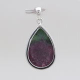 925 Sterling Silver Ruby Zoisite Pendants