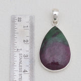 925 Sterling Silver Ruby Zoisite Pendants
