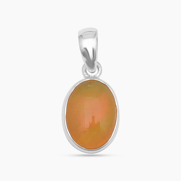Ethiopian Opal Silver Pendants