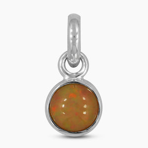 925 Sterling Silver Ethiopian Opal Pendants