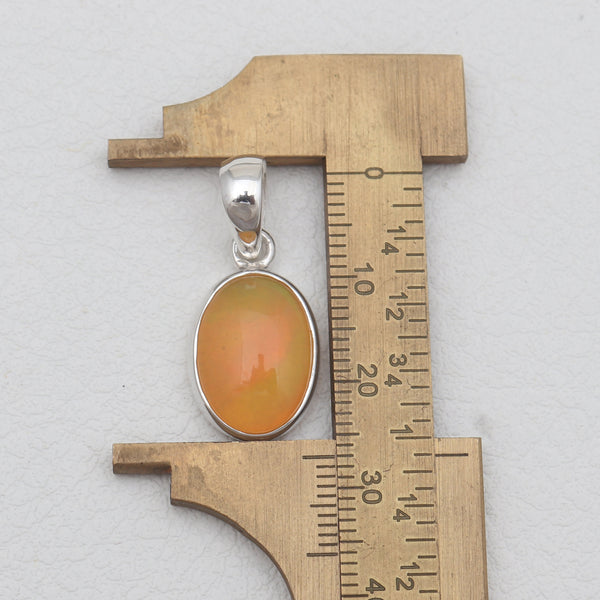 Ethiopian Opal Silver Pendants