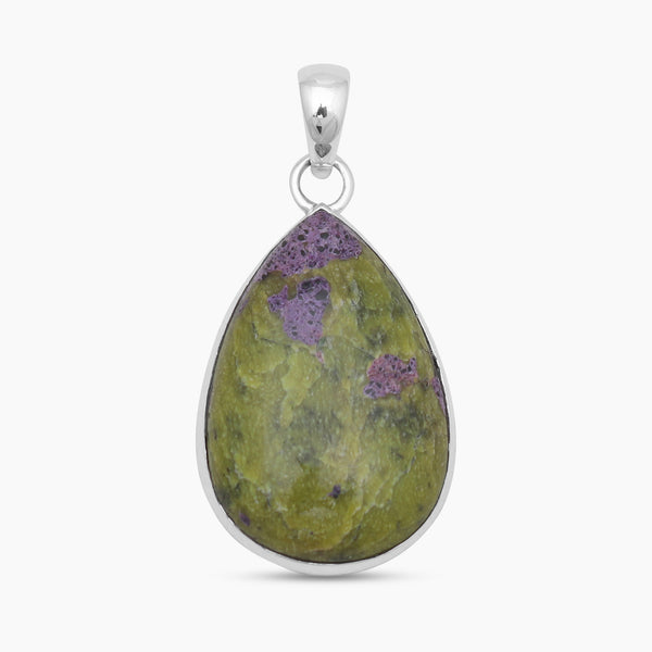 Tasmanian Serpentine Silver Plain Pendants