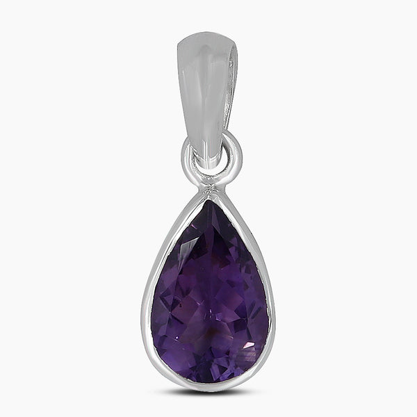 925 Sterling Silver Amethyst Pendants