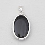 925 Sterling Silver Black Onyx Pendants