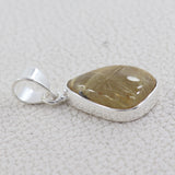 925 Silver Rutilated Quartz Pendant