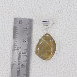 925 Silver Rutilated Quartz Pendant