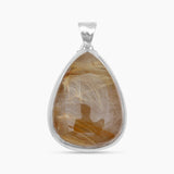 Rutilated Quartz Silver Pendants
