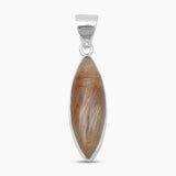 Rutilated Quartz Silver Pendants