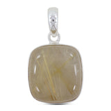 925 Silver Rutilated Quartz Pendant