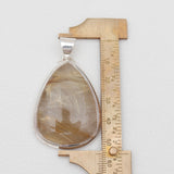 Rutilated Quartz Silver Pendants