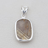 925 Sterling Silver Rutilated Quartz Pendants