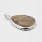 Rutilated Quartz Silver Pendants