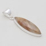 Rutilated Quartz Silver Pendants