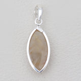 Rutilated Quartz Silver Pendants