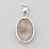 925 Sterling Silver Rutilated Quartz Pendants
