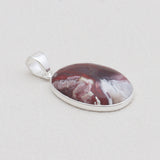 Crazy Lace Agate Silver Pendants