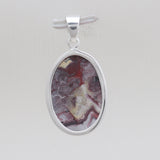 Crazy Lace Agate Silver Pendants