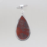 Crazy Lace Agate Silver Pendants