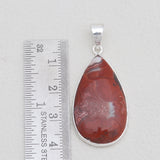 Crazy Lace Agate Silver Pendants
