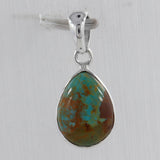 Boulder Turquoise Silver Pendant