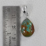 Boulder Turquoise Silver Pendant