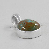 Boulder Turquoise Silver Pendant