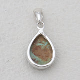 925 Silver Boulder Turquoise Pendants