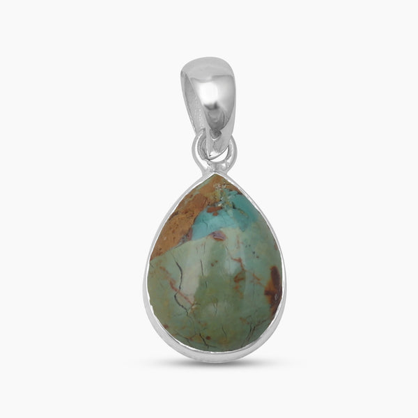 925 Silver Boulder Turquoise Pendants