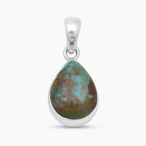 925 Silver Boulder Turquoise Pendants