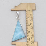 Natural Larimar Sterling Silver Pendants
