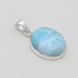 925 Sterling Silver Larimar Pendants