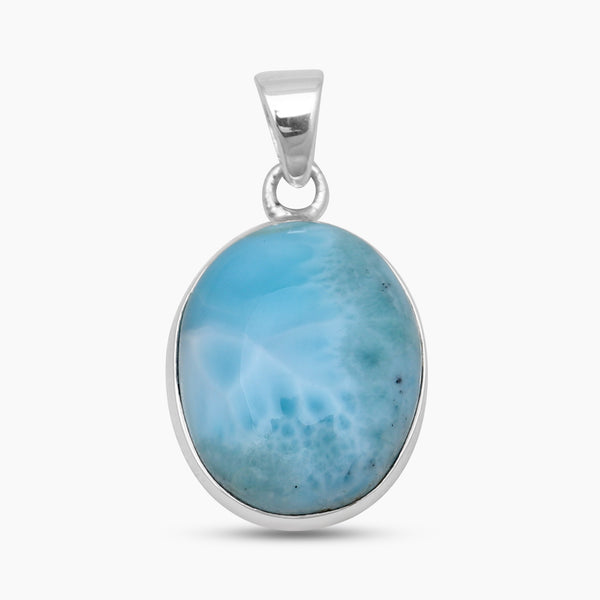 925 Sterling Silver Larimar Pendants