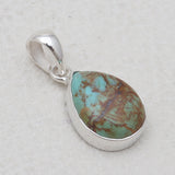 925 Silver Boulder Turquoise Pendants