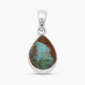 925 Silver Boulder Turquoise Pendants