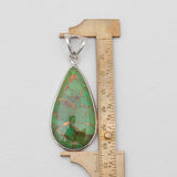 Green Copper Turquoise Silver Plain Pendants