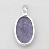 925 Sterling Silver Charoite Pendants