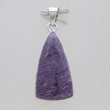 925 Sterling Silver Charoite Pendants