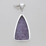 925 Sterling Silver Charoite Pendants