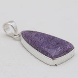 925 Sterling Silver Charoite Pendants