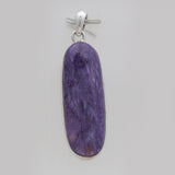 925 Sterling Silver Charoite Pendants