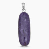 925 Sterling Silver Charoite Pendants