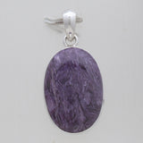 925 Sterling Silver Charoite Pendants