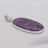Purple Copper Turquoise Silver Pendants