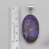 Purple Copper Turquoise Silver Pendants