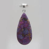 Purple Copper Turquoise Silver Pendants