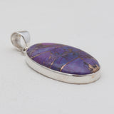 925 Sterling Silver Purple Turquoise Pendants