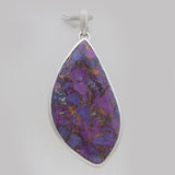 925 Sterling Silver Purple Turquoise Pendants