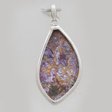 925 Sterling Silver Purple Turquoise Pendants