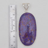 925 Sterling Silver Purple Turquoise Pendants